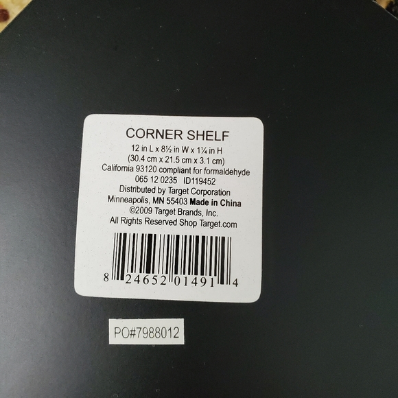 1 piece Wooden floating Corner shelf - Picture 3 of 4